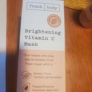 Frank and body vitamin c face mask